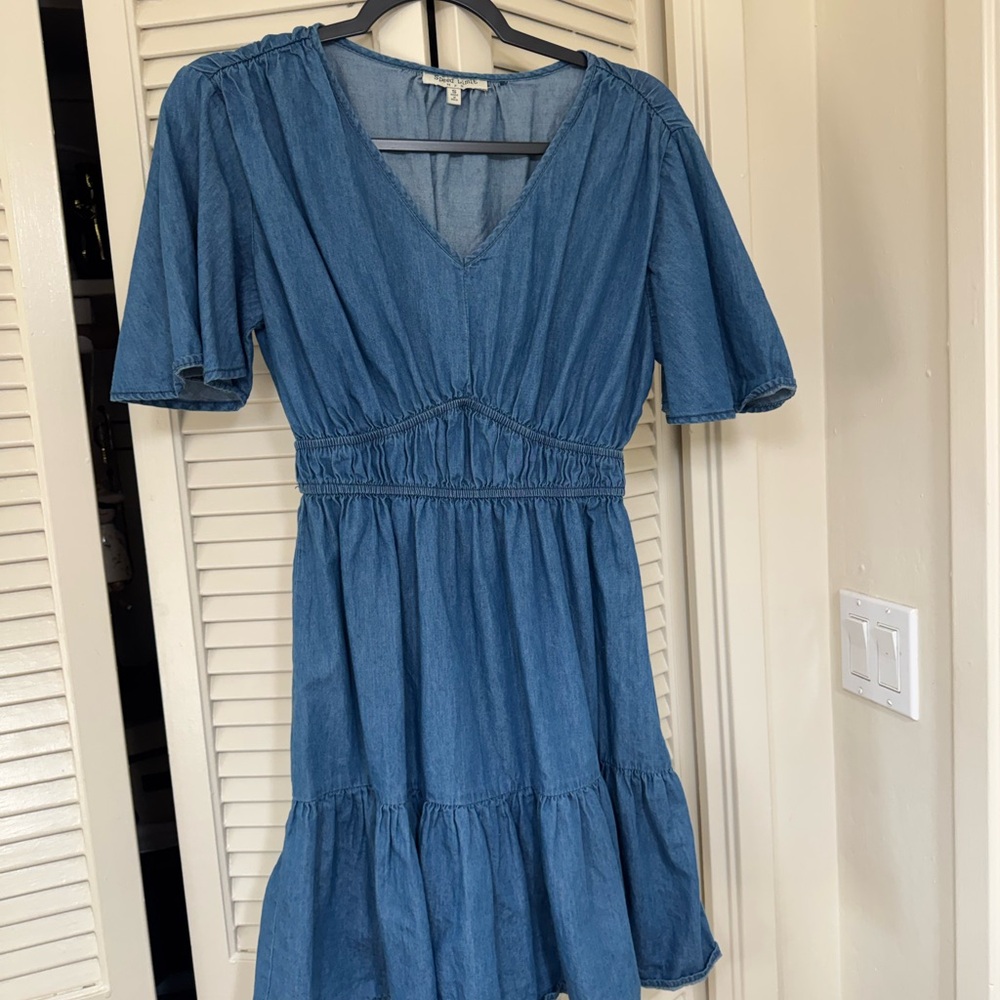 Chic Blue Denim Mini Dress
